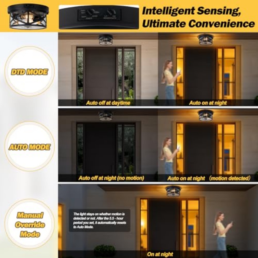Motion Sensor Outdoor Ceiling  - Motion Sensor Light のレビューと価格