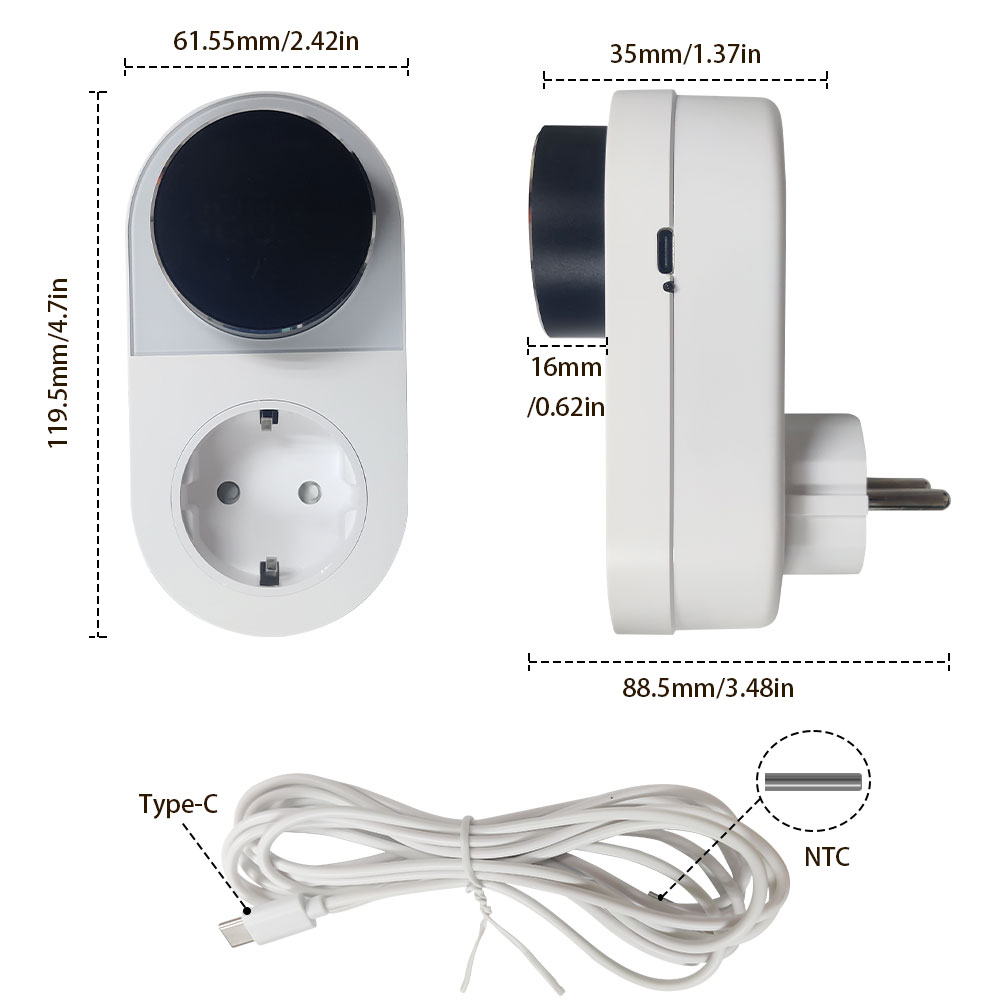 Smart WiFi Thermostat Plug Wit - Wifi Thermostat のレビューと価格