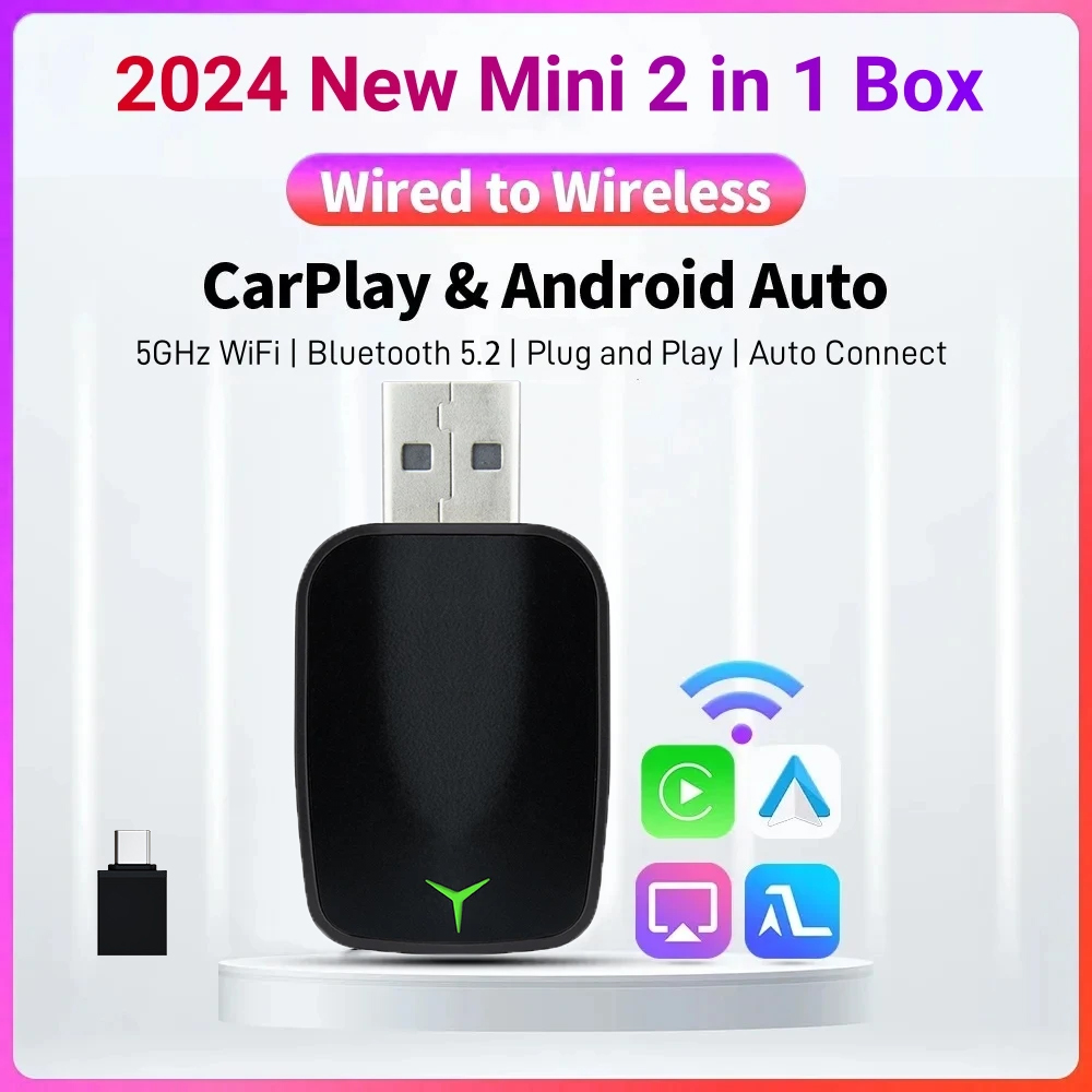 New Wired To Wireless Carplay  - Wifi Smart Plug のレビューと価格