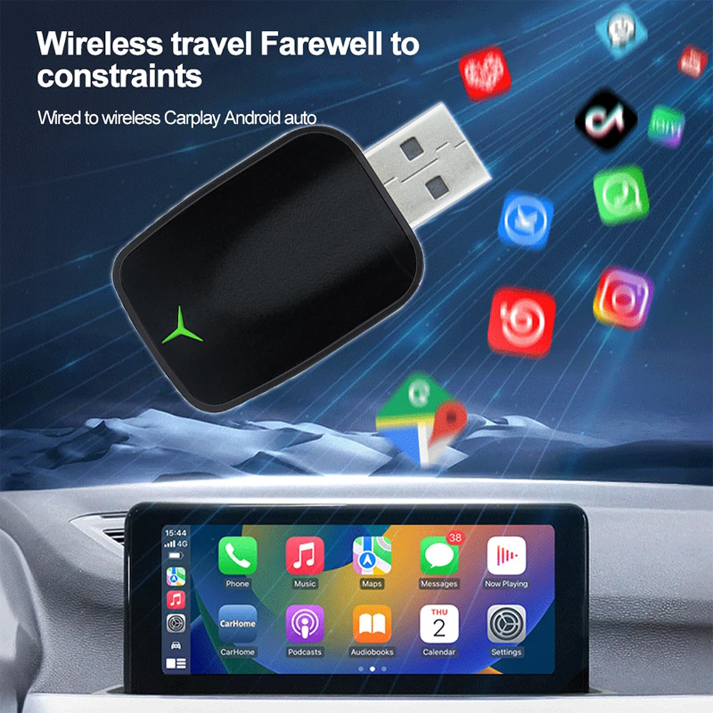 New Wired To Wireless Carplay  - Wifi Smart Plug のレビューと価格