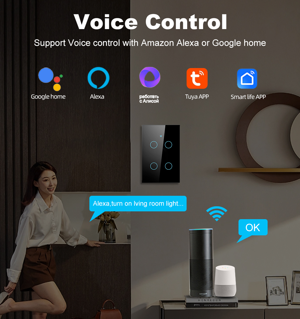 Smart Life Wifi+Bluetooth Touc - Smart Home Touchscreen Control Panel のレビューと価格