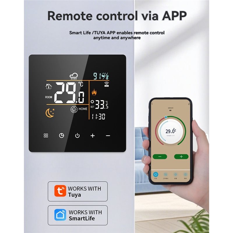 Tuya Smart Thermostat 25A Wifi - Wifi Thermostat のレビューと価格