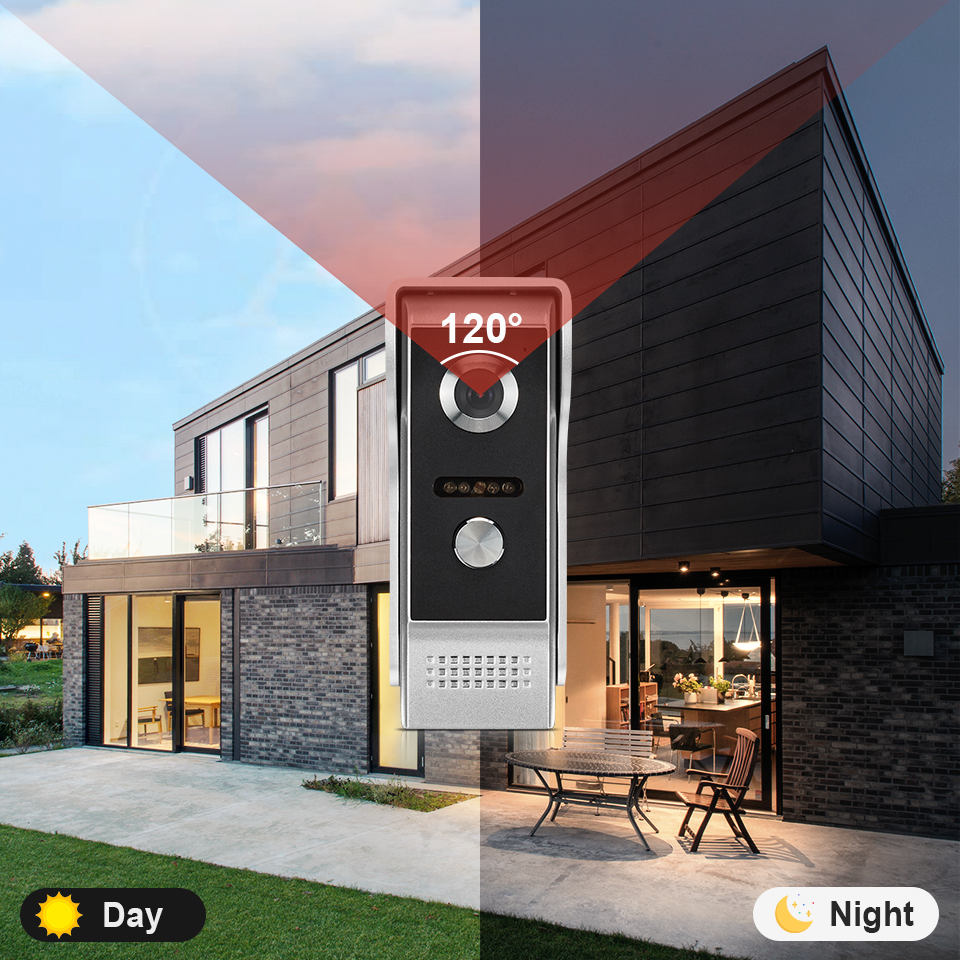 7Inch IPS Screen 2MP  Tuya Rem - Wifi Doorbell Camera のレビューと価格