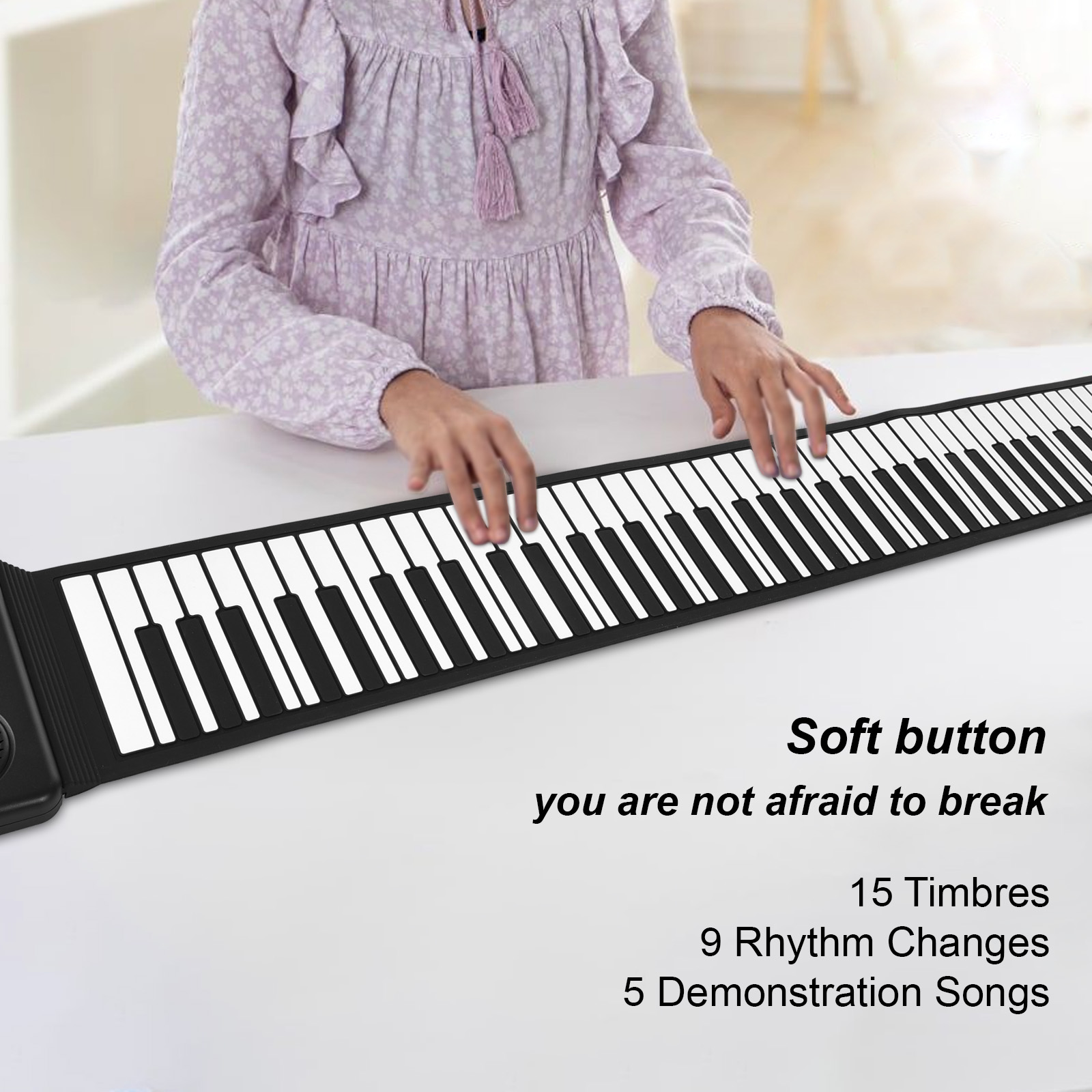 88 Key Portable Piano Handroll - Smart Home Keyestudio のレビューと価格