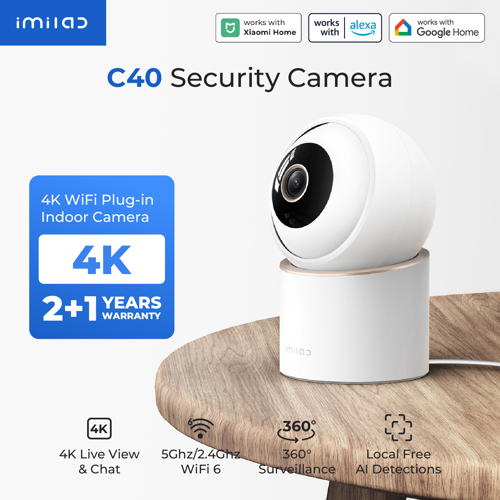 IMILAB C40 8MP Smart Camera 5G - Smart Home Windows App のレビューと価格