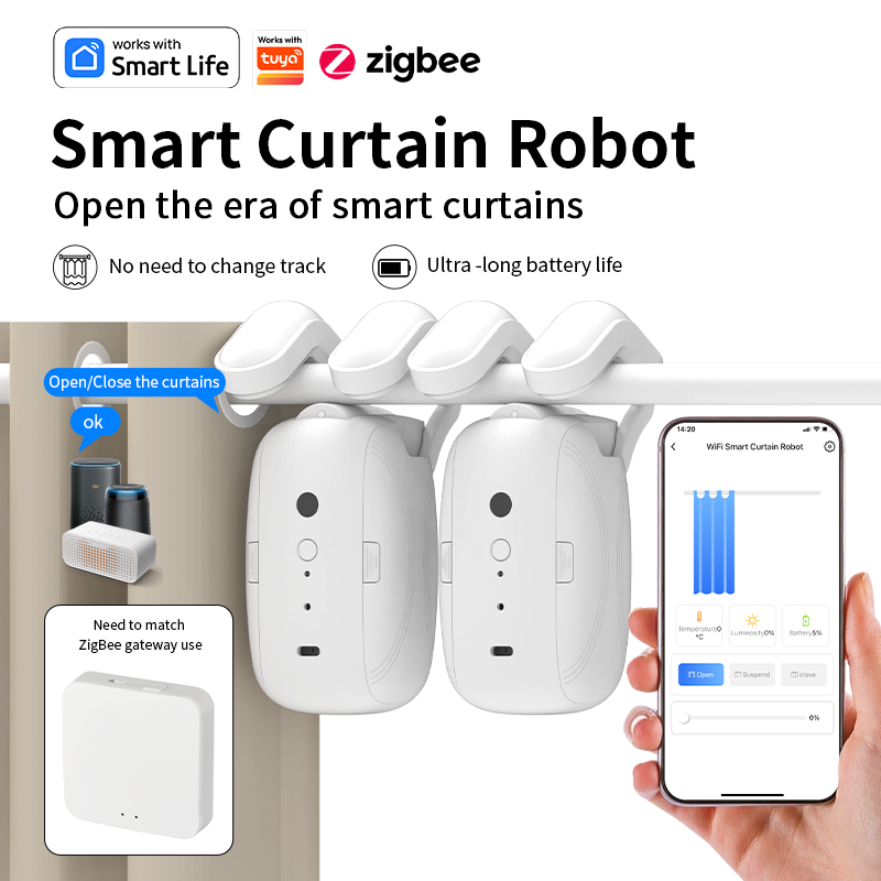 Zigbee Smart Curtain Driver Ro - Smart Home Button のレビューと価格