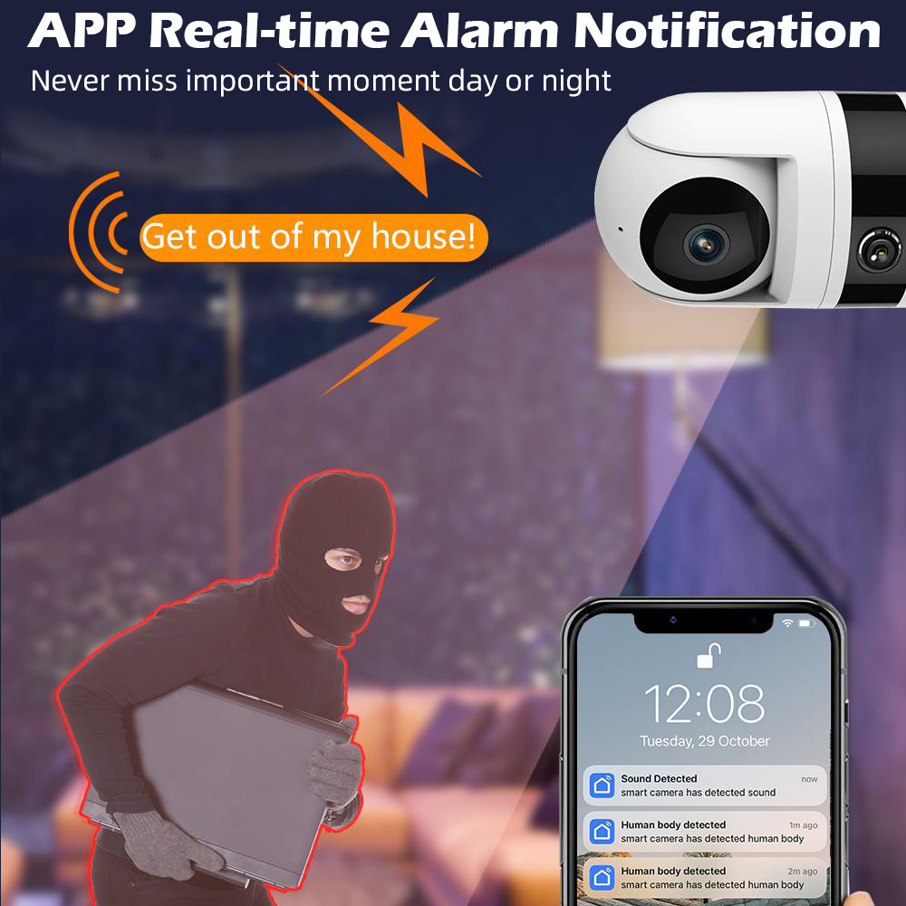 KERUI 6MP Dual Lens WiFi IP Ca - Smart Home Windows App のレビューと価格