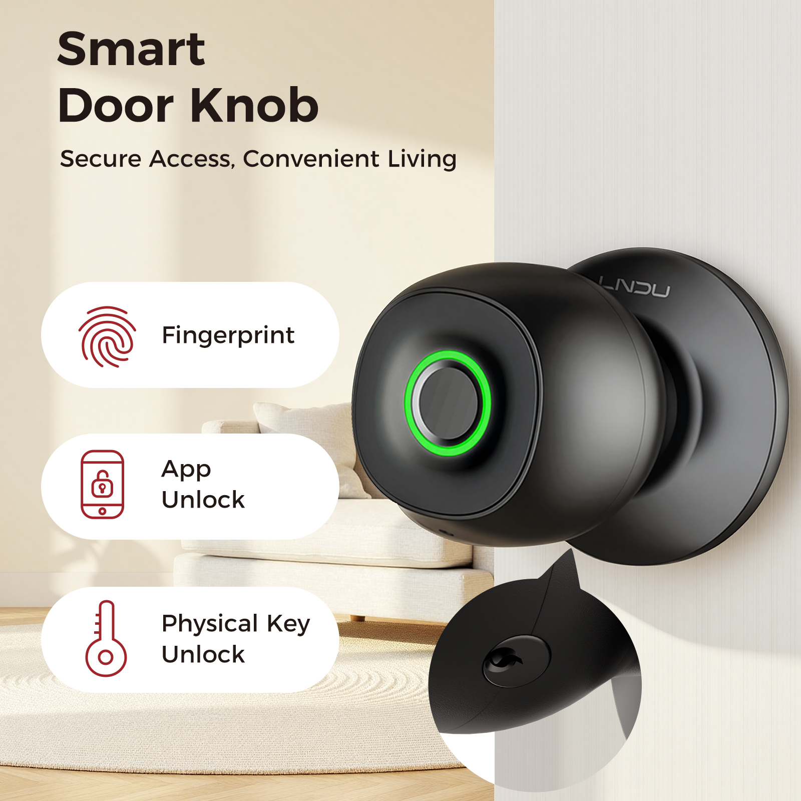 Fingerprint Door Lock Smart Ke - Smart Home Keyestudio のレビューと価格