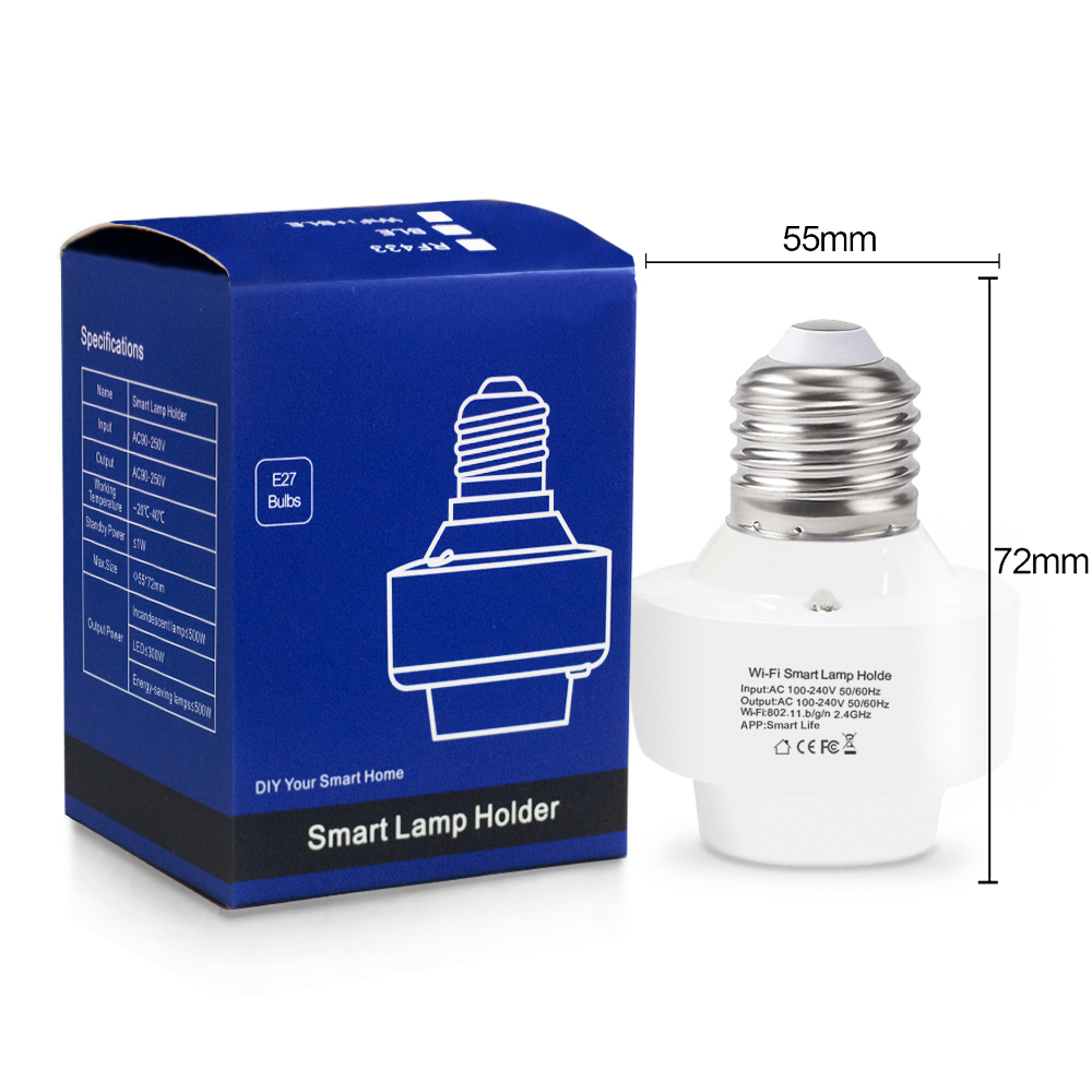 Tuya Smart E27 Socket Switch A - Smart Home Button のレビューと価格