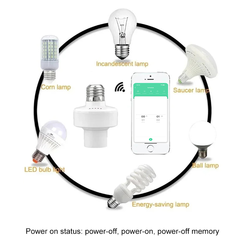 Tuya Smart E27 Socket Switch A - Smart Home Button のレビューと価格