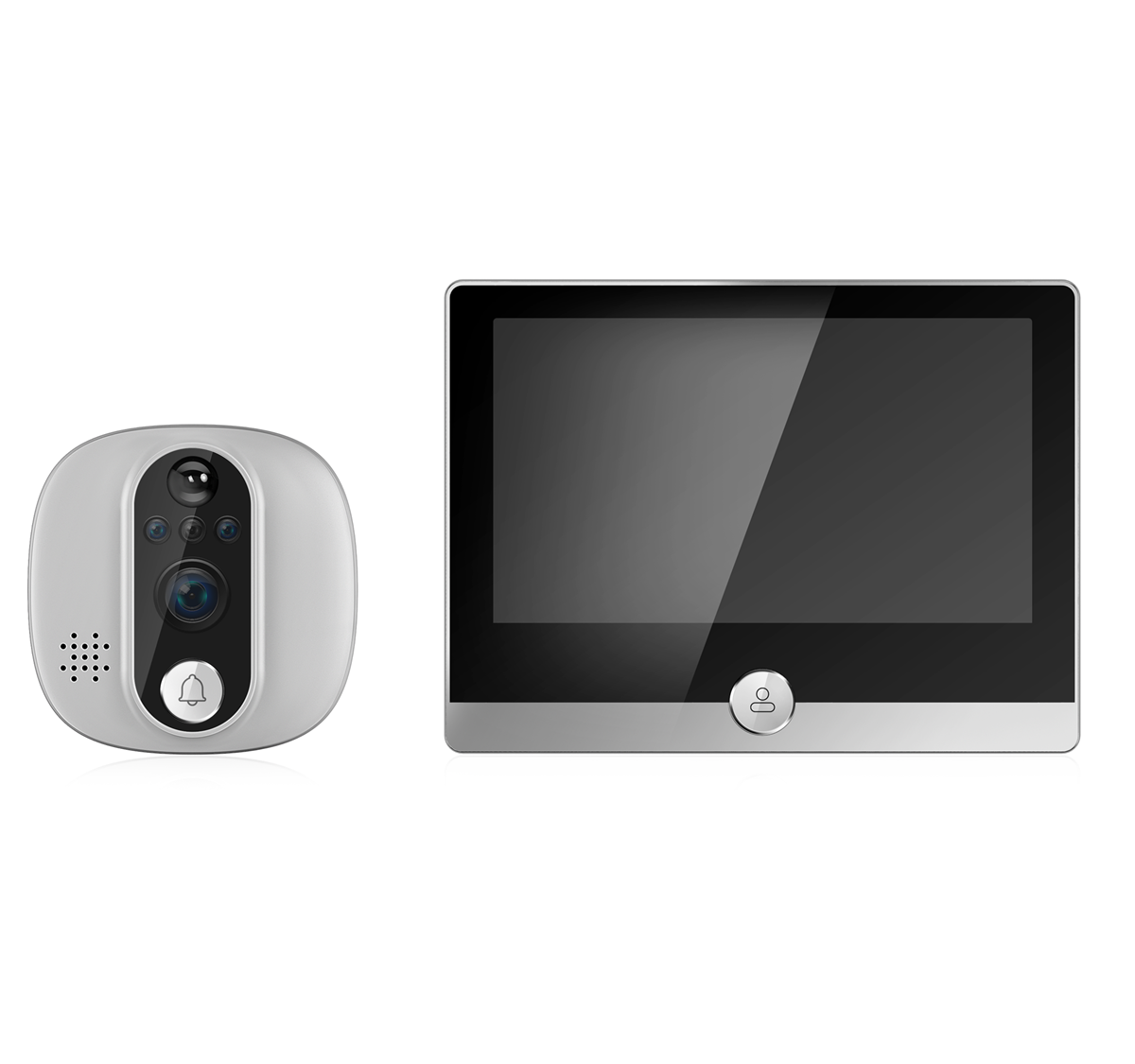 4.3 Inch IPS Screen 2MP 1080P  - Wifi Doorbell Camera のレビューと価格