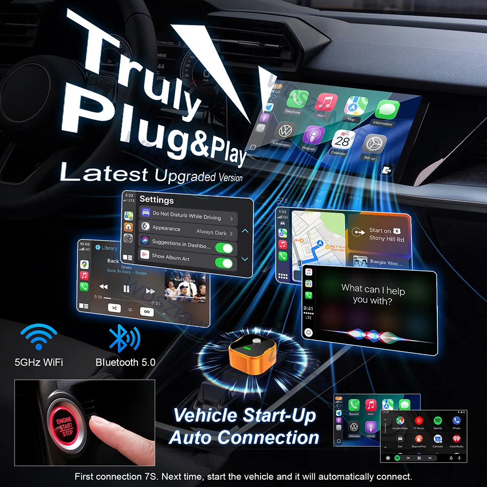 New upgrade Wireless CarPlay A - Wifi Smart Plug のレビューと価格
