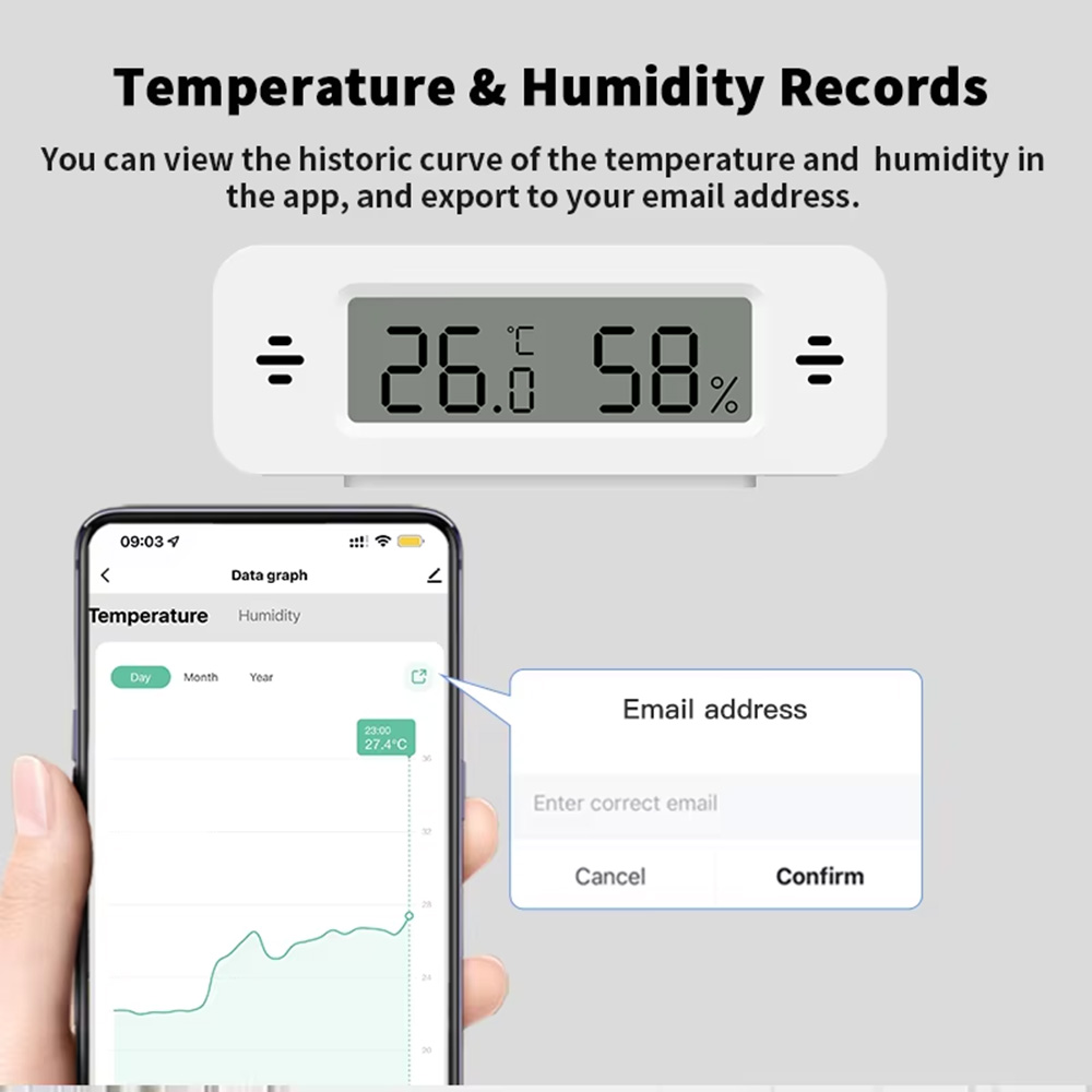 Tuya Zigbee WiFi Mini Temp & H - Smart Home Yandex のレビューと価格