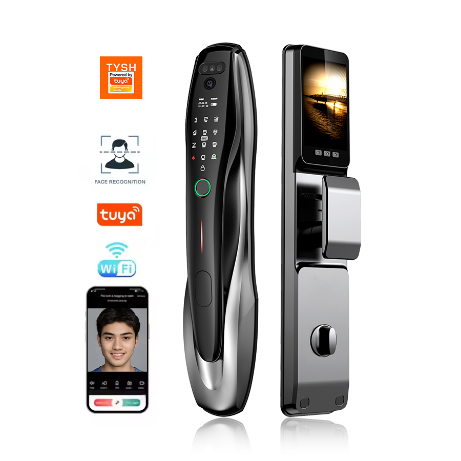 TYSH Tuya Security Fingerprint - Wifi Doorbell Camera のレビューと価格