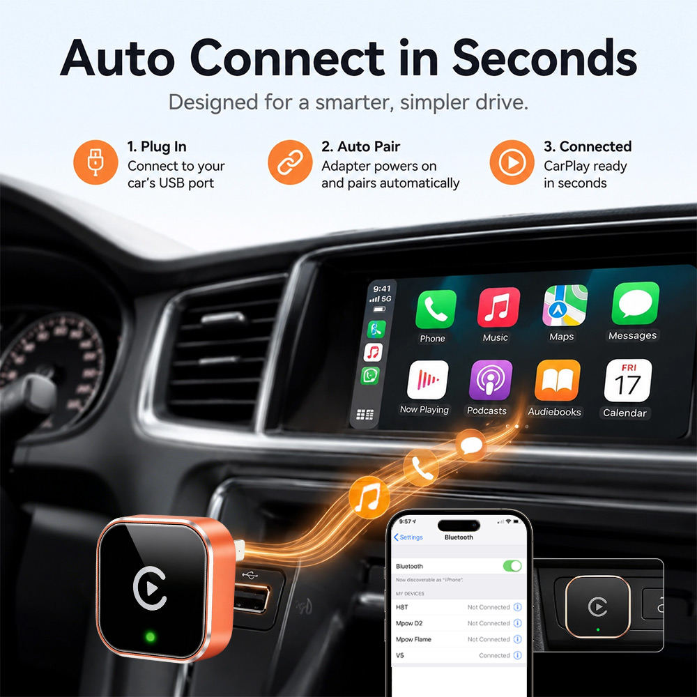 Uhulamb NEW Wireless CarPlay A - Wifi Smart Plug のレビューと価格