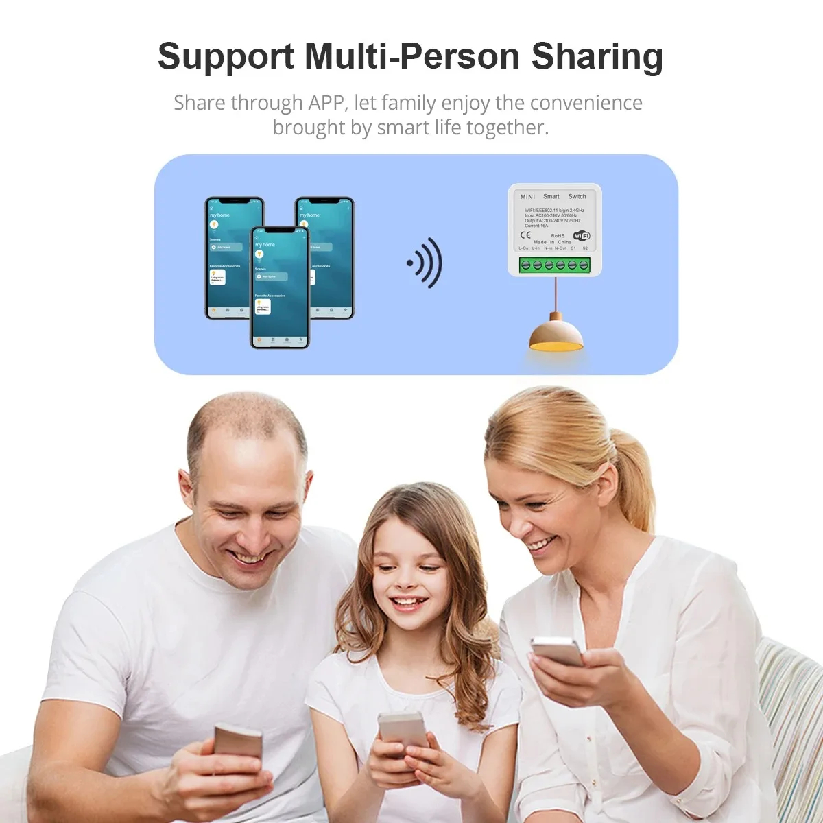 Smart Switch Mini Wifi Relay B - Smart Home Apple のレビューと価格